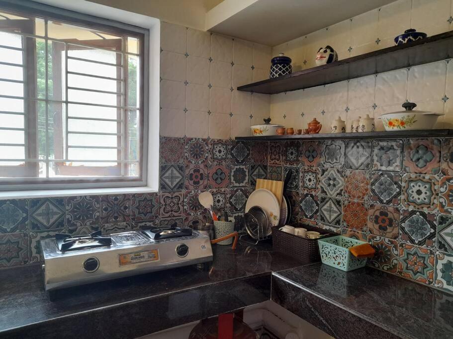 A Chettinad Villa In Coimbatore On The Way To Adiyogi And Nearer To Maruthamalai Bagian luar foto