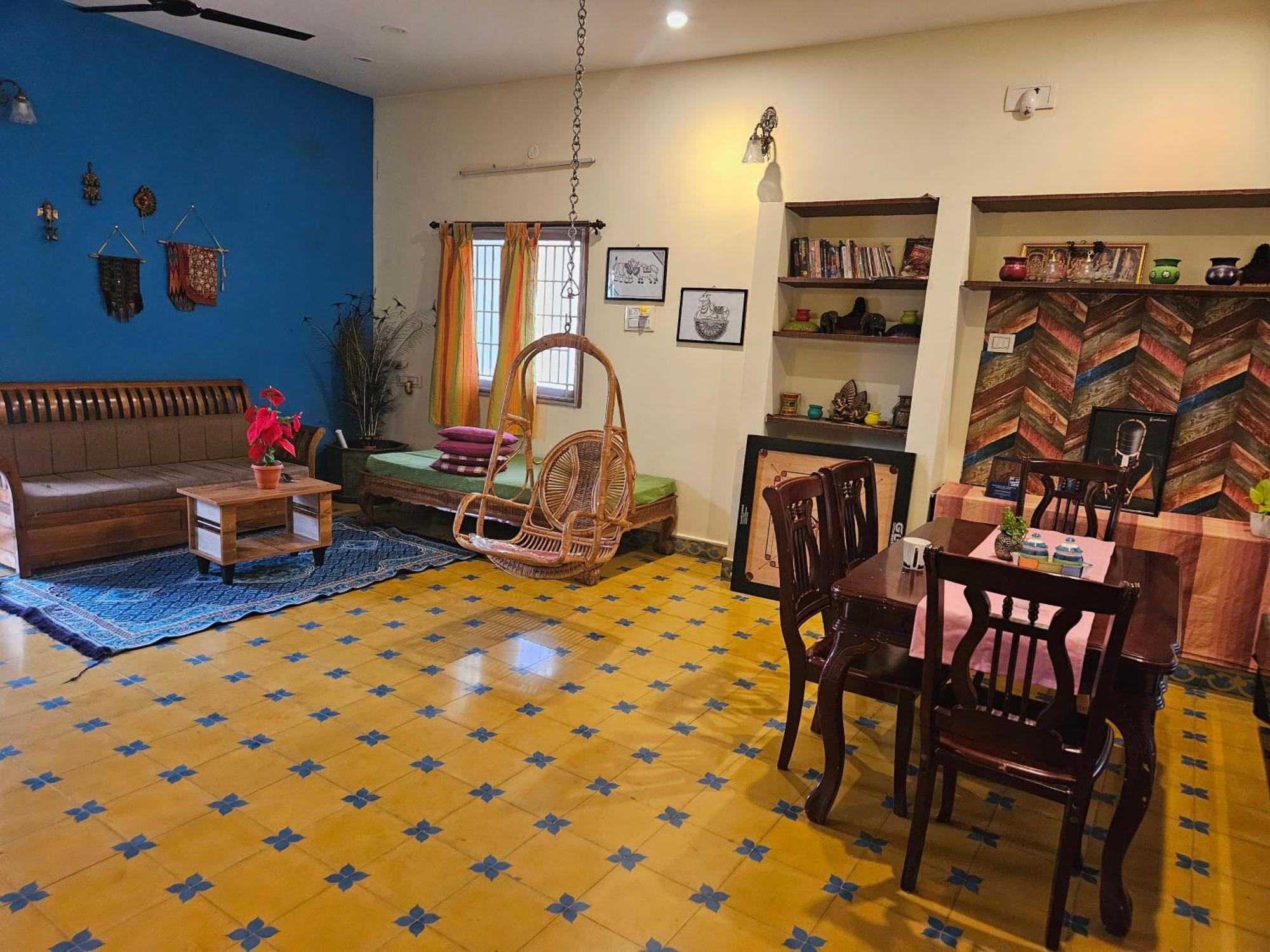A Chettinad Villa In Coimbatore On The Way To Adiyogi And Nearer To Maruthamalai Bagian luar foto