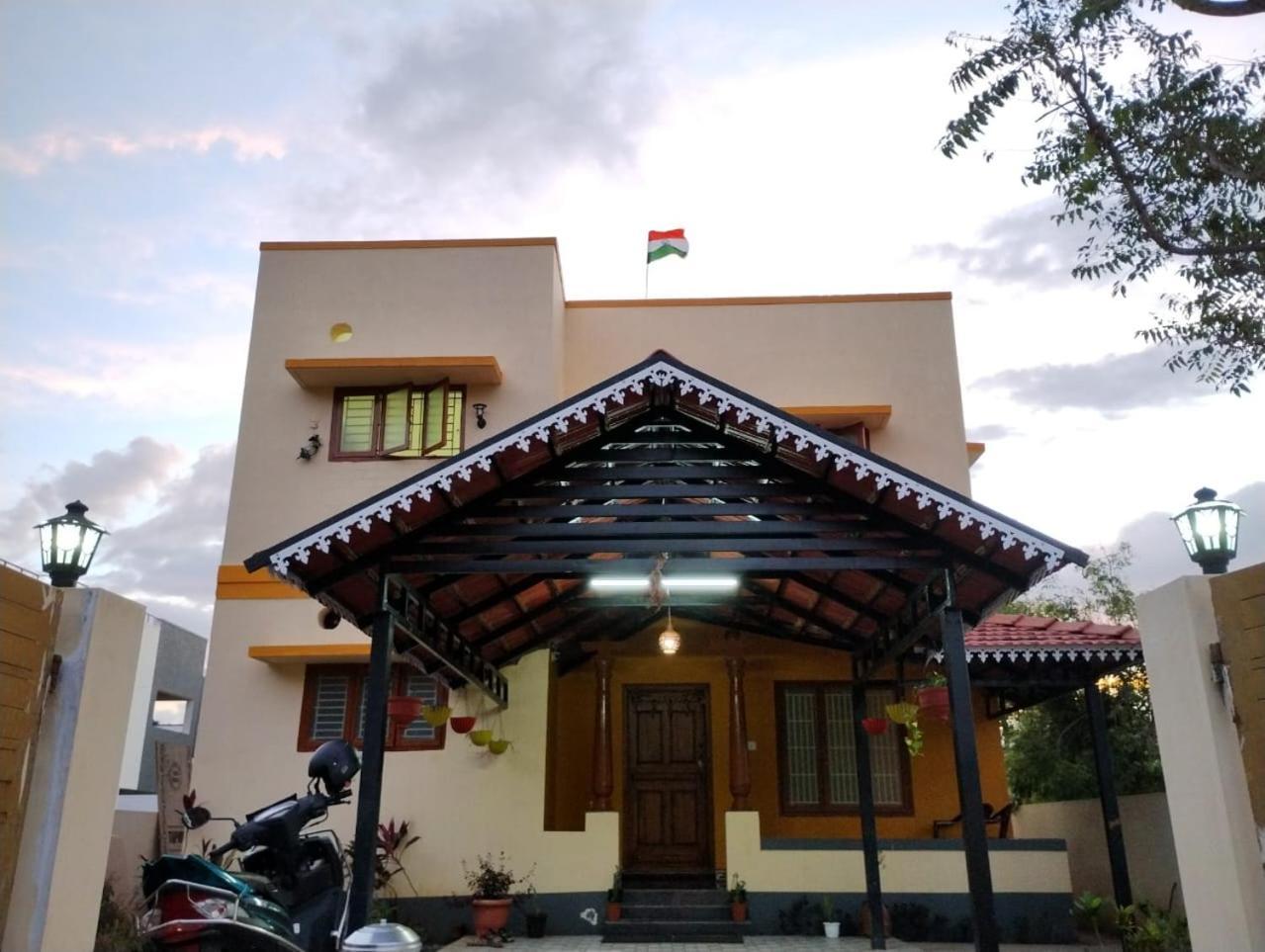 A Chettinad Villa In Coimbatore On The Way To Adiyogi And Nearer To Maruthamalai Bagian luar foto